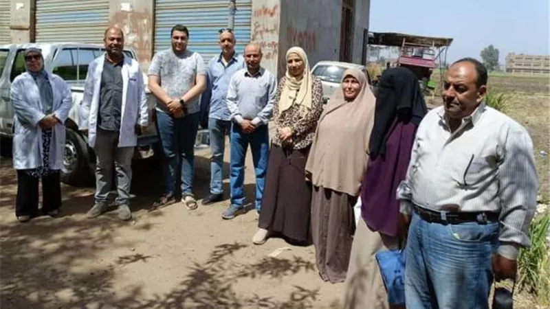 تحديث وإعداد قاعدة بيانات للثروة الحيوانية بام رماد بالزقازيق