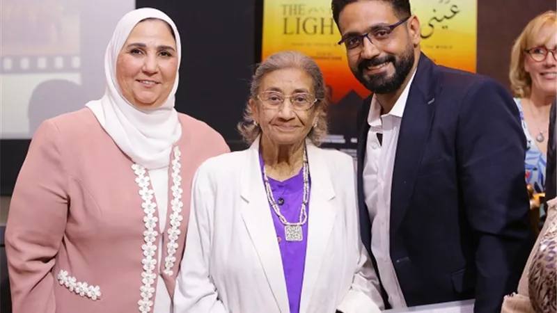 القباج تشهد عرض الفيلم الحائز على جائزة 