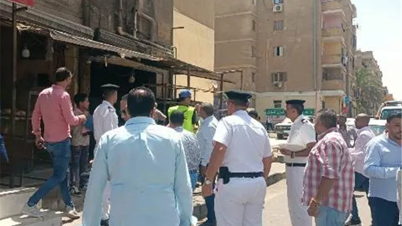 جهاز مدينة ٦ أكتوبر ينفذ حملة إشغالات مكبرة بالحي السادس