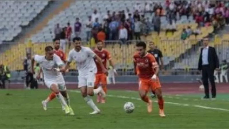 التعادل السلبى يحسم الشوط الأول لمواجهة المصرى أمام بيراميدز