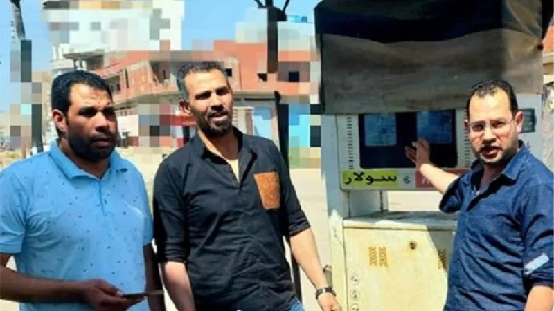 1000لتر سولار بمحطة غير مرخصة بدمنهور