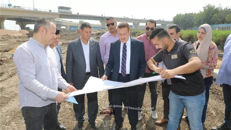 محافظ المنوفية يتفقد إنشاء مجمع المواقف الجديد بمدينة قويسنا