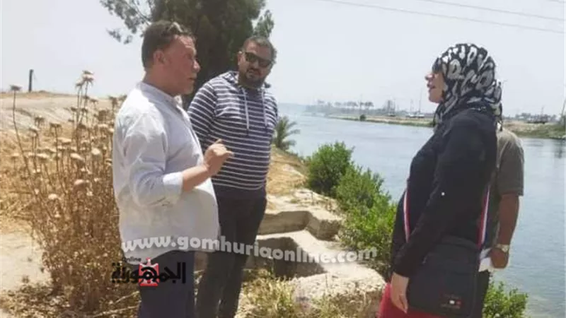 تطهير المجارى المائية بدمياط ضد مرض البلهارسيا