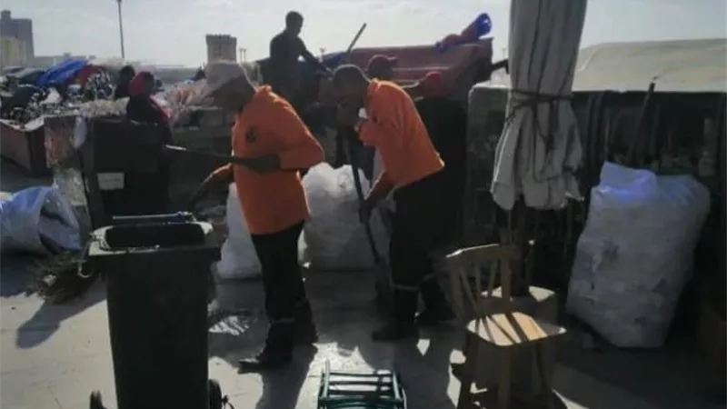 نهى خليفة تقود حملة انضباط بقلعة والانفوشى ورأس التين