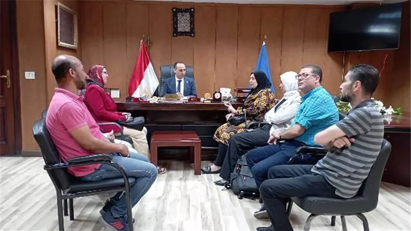 وكيل صحة البحيرة يلتقى فريق الأمراض المشتركة