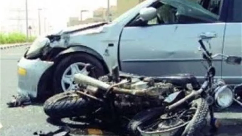 مصرع 2 وإصابة آخر فى تصادم سيارة بدارجة نارية بالمنوفية