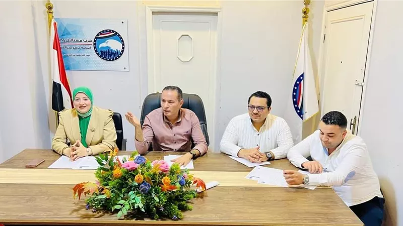 اجتماع مشترك لأمانتى التنظيم والتدريب بمستقبل وطن منيا القمح