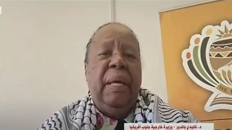 وزيرة خارجية جنوب أفريقيا: نطمح في وقف إطلاق نار دائم في غزة وكل الأراضي الفلسطينية