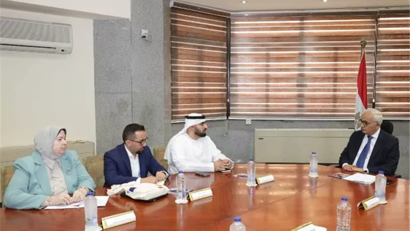 وزير التعليم وأمين عام المدرسة الرقمية يبحثان تعزيز أوجه التعاون