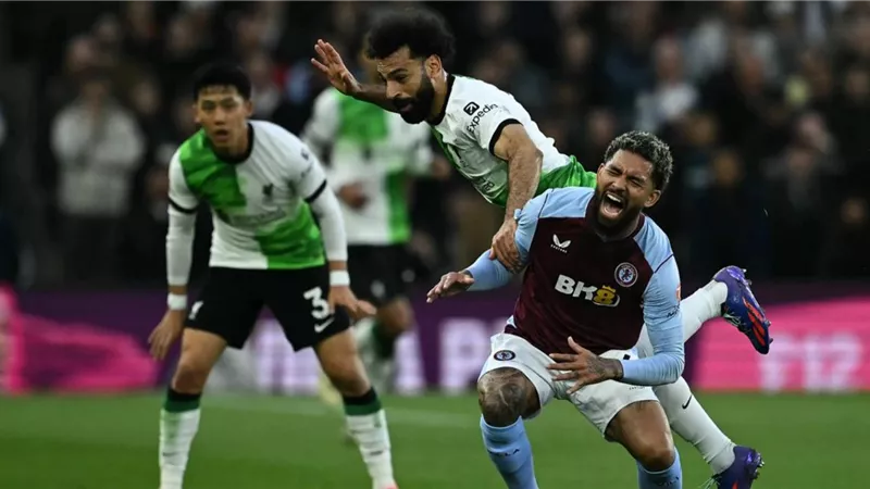 تقييم وأرقام محمد صلاح أمام أستون فيلا بالدوري الإنجليزي