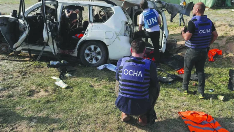 الاحتلال: الموظفان الأمميان كانا بمنطقة تشهد تصاعدا عنيفا للأحداث