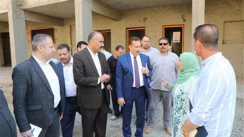 محافظ المنوفية يتفقد محطة رفع صرف صحي كفر داود