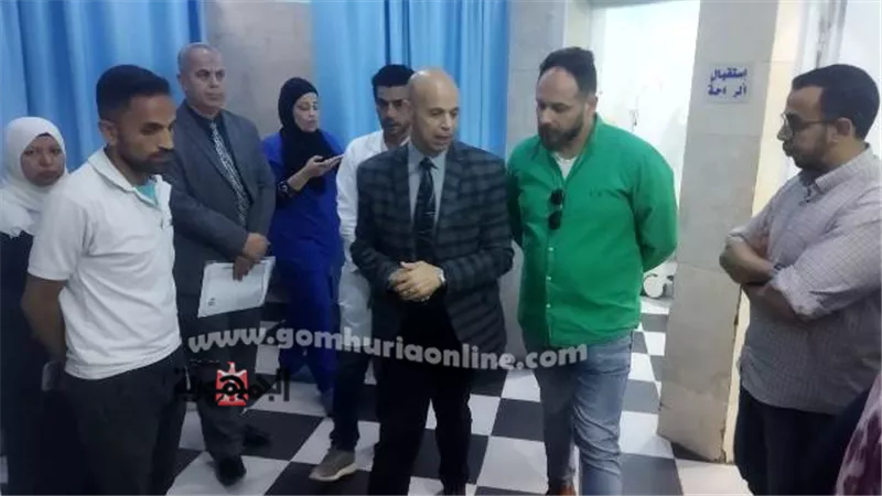 مدير صحة الشرقية يتفقد الخدمة الطبية بمستشفى بمنيا القمح