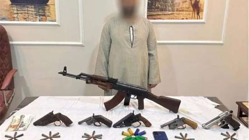 سقوط عامل المنيا تاجر السلاح