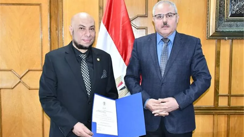 تامر منصور.. وكيلاً للكلية المصرية الصينية بجامعة القناة