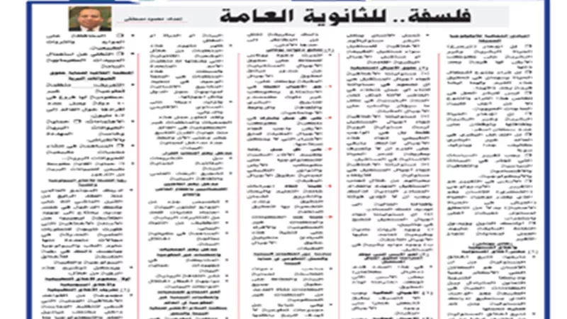 مراجعة نهائية فلسفة للثانوية العامة 2024..لن يخرج عنها الامتحان