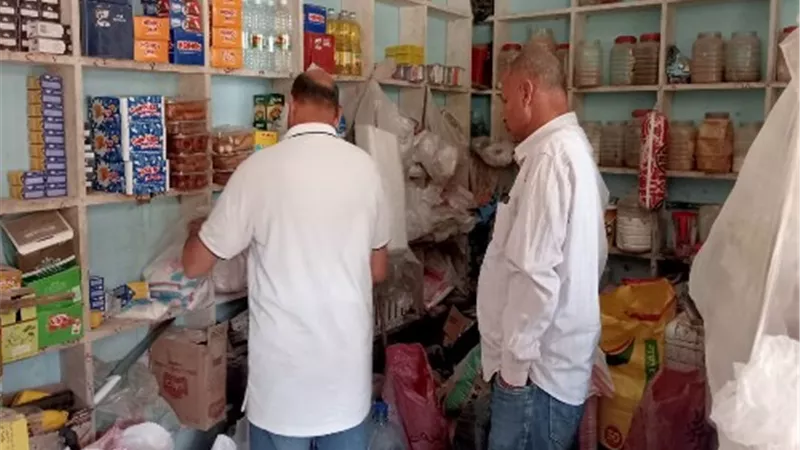 أغذية مجهولة المصدر ومخابز ومحال بدون ترخيص و تحرير ١٧٥ محضرا ومخالفة بالقليوبية