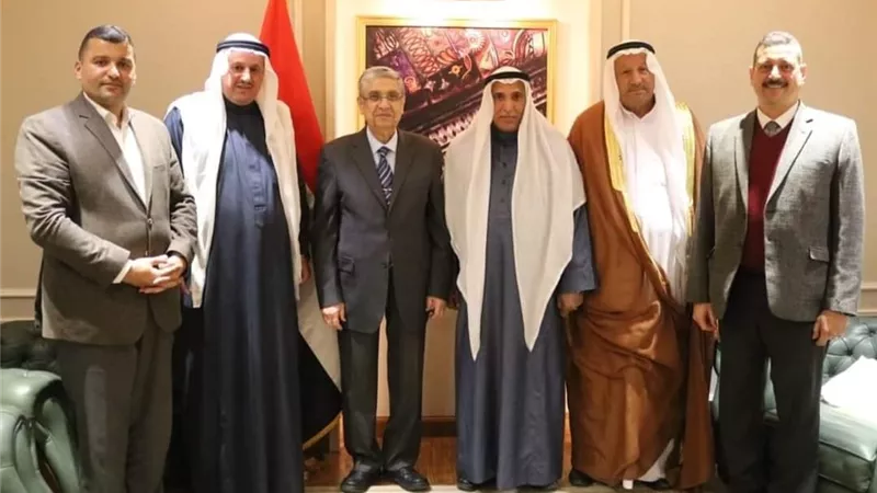 وفد أعضاء اتحاد القبائل العربية يشيد بجهود وزارة الكهرباء علي أرض سيناء