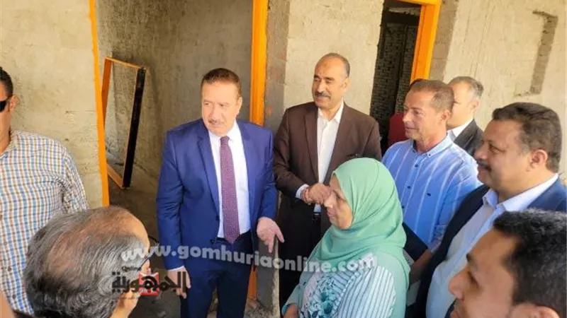 محافظ المنوفية يتفقد أعمال توسعات مدارس كفر داود والسادات