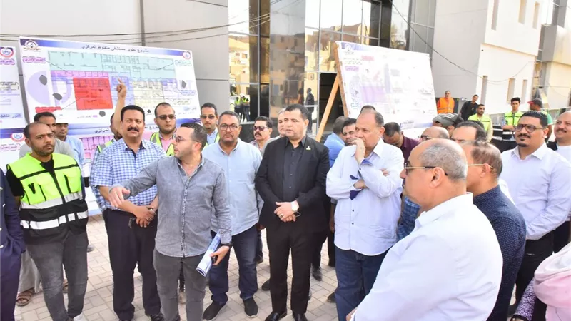 محافظ أسيوط ومساعد وزيرالصحة يتفقدان مشروع إنشاء مستشفى منفلوط المركزي