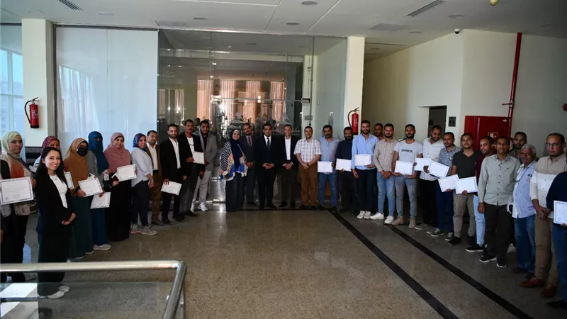 نائب المحافظ يشهد ختام التدريب علي منهجية إعادة ترتيب الأراضي