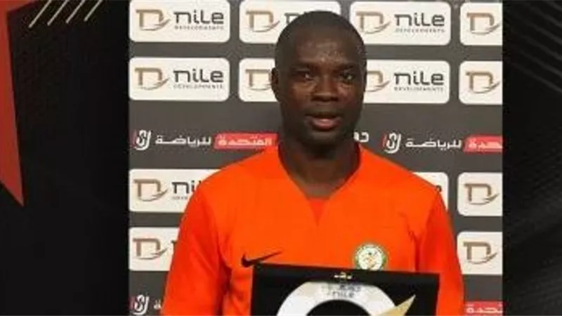 التوجولي ياو أنور رجل مباراة البنك والمصري