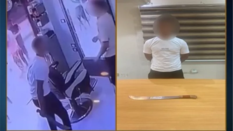 التفاصيل الكاملة لتعدى شخص على آخرين بسلاح داخل محل في الإسماعيلية