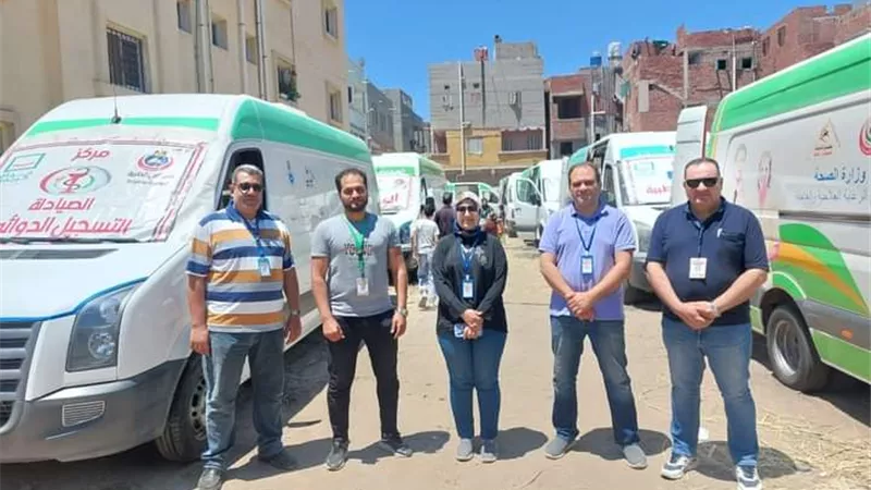 علاج ١٧٩٧ مواطنا بالمجان في قافلة طبية بدمياط