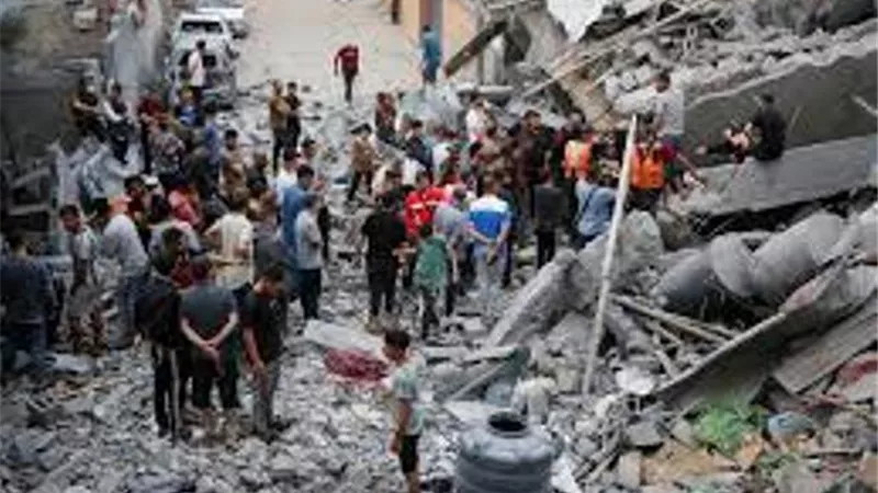 استشهاد 5 عناصر شرطية فلسطينية في قصف لمخيم النصيرات وسط غزة