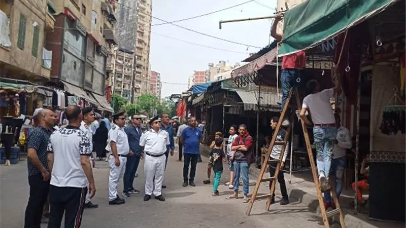 استمرار حملات فرض الانضباط بمنطقة عامود السوارى