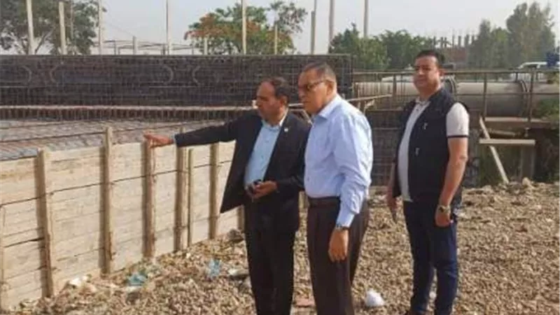 محافظ الشرقية يطلب سرعة الانتهاء من أعمال الطريق بمنيا القمح