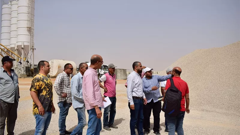 حملات مكثفة لمتابعة جودة المشروعات الجاري تنفيذها بمدينة ٦ اكتوبر