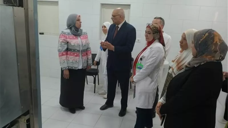 مدير التأمين الصحى يستقبل مديرإدارة مكافحة العدوى بالهيئة