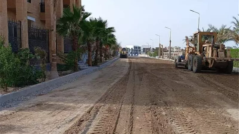 استمرار اعمال التطوير بمجاويش بالغردقة