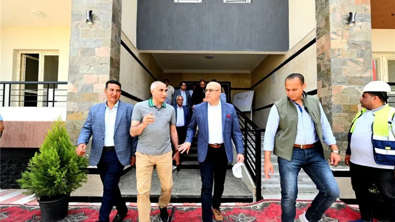 الجزار يتفقد وحدات سكن لكل المصريين فى بنى سويف الجديدة