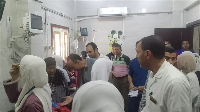 بعد تحسن حالة أطفال حضانة ابوحمص خروج 11 وحجز واحد بمستشفى دميسنا