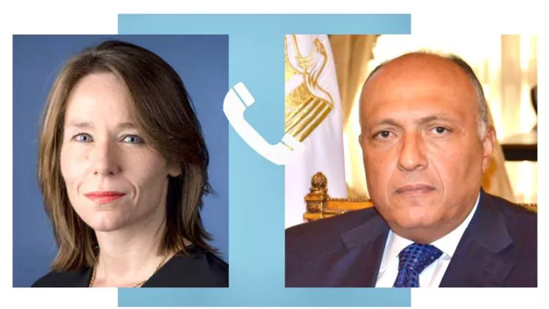 وزير الخارجية يتلقى اتصالاً هاتفياً من وزيرة خارجية هولندا