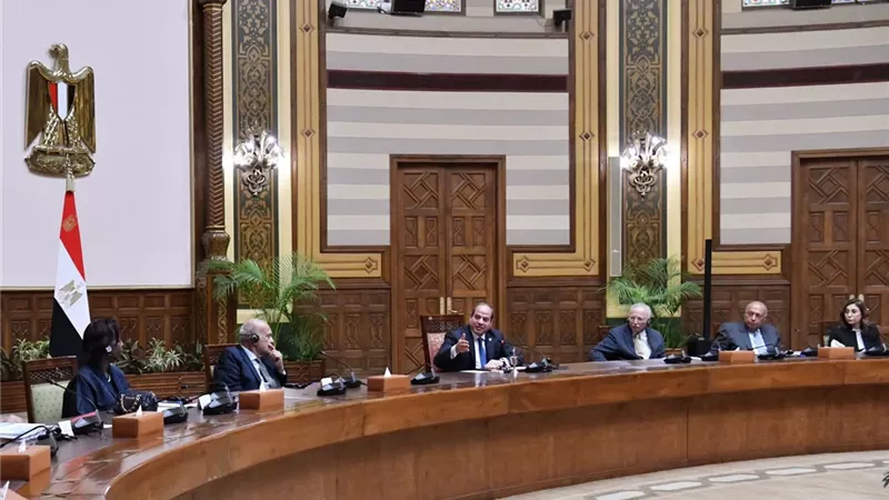 الرئيس السيسي يؤكد حرص مصر على وقف نزيف الدم بقطاع غزة