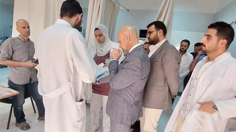 مدير الصحة يتفقد الخدمة الطبية بمستشفى الحسينية