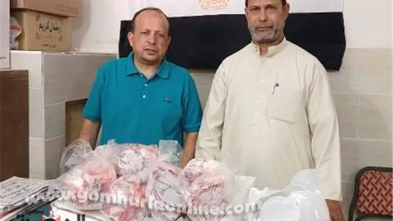 توزيع مواد غذائية على الأُسر الأَولى بالرعاية بالإسماعيلية