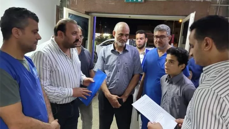 رئيس مدينه سيوة يتفقد قافلة اللجنة الطبية العليا بمجلس الوزراء