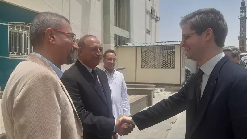 وفد الماني يزور محافظة شمال سيناء