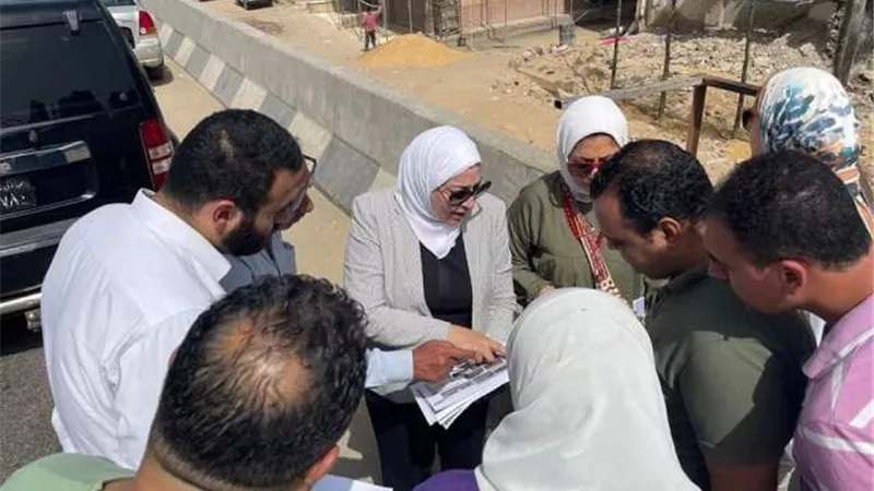 العمل فى تطوير الطريق الدائرى بأحياء المنطقة الجنوبية يجرى على قد