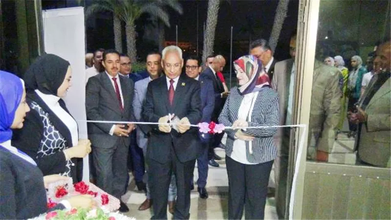 رئيس جامعة المنيا يفتتح مهرجان حصاد 