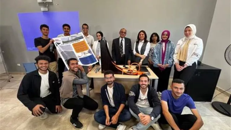 جامعة العلمين الدولية تحتضن معارض لأعمال طلاب كلية الهندسة المميز