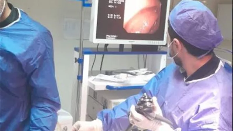 اجراء ٥ حالات مناظير تعانى من نزيف بالجهاز الهضمي بالحسينية