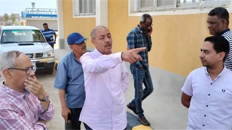 تفاصيل زيارة قيادات جهاز طيبة الجديدة لمحطة معالجة الصرف.. بالصور