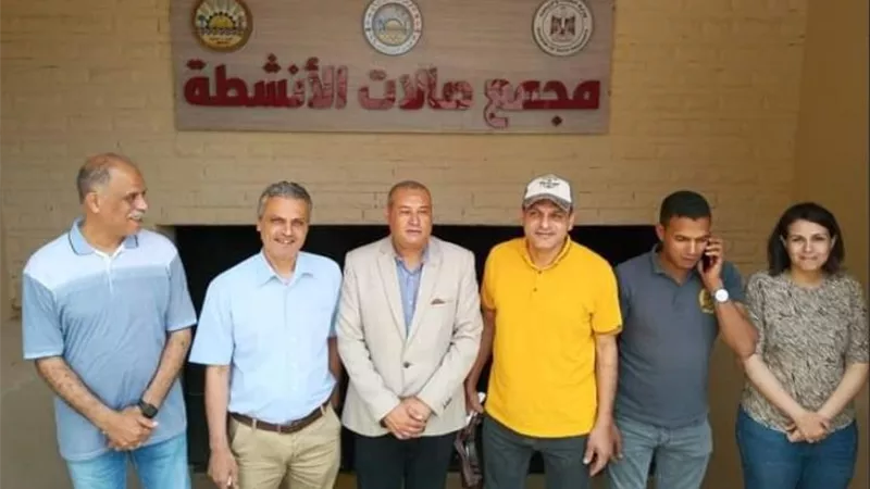لجنة المنشآت الشبابية بوزارة الشباب تتفقد المنشأت الشبابيةبمطروح
