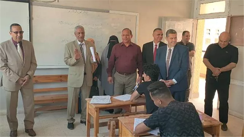 سهولة اليوم الاول بامتحانات الدبلومات الفنية بلجان العريش