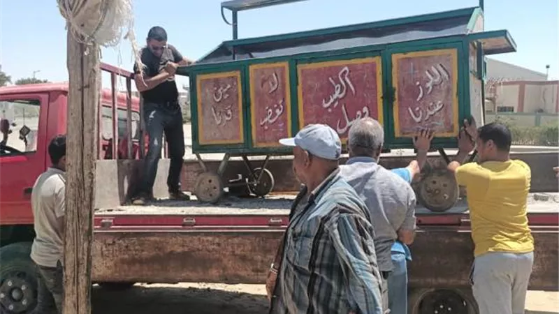 رضوان: جهاز بدر ينفذ حملة لإزالة الإشغالات وعربات الطعام.. بالصور